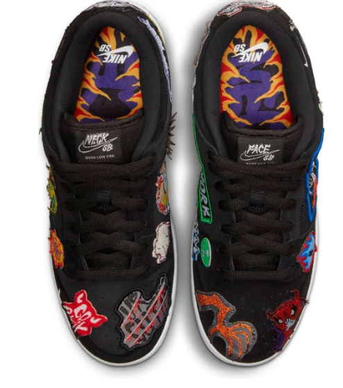 Nike x Neckface SB Dunk Low Pro – 'Black' (DQ4488-001)