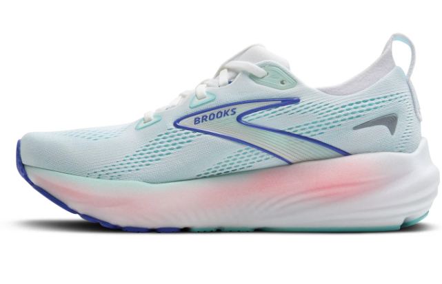 Brooks Glycerin 22 Women's Running Shoe – White/Limpet Shell/Amparo Blue