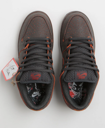 Nike SB Dunk Low Pro Premium – 'Krampus' (Dark Smoke Grey / Campfire Orange / Black)