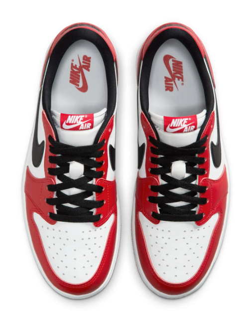 Air Jordan 1 Low OG 'White/Black-Varsity Red' CZ0790-106