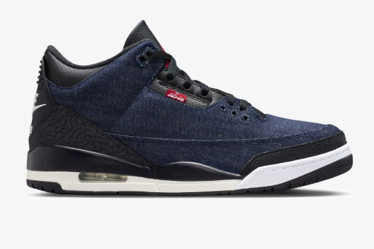 Air Jordan 3 x Levi's® 'Indigo / Gym Red' (IH7959-400)