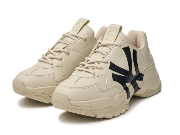 MLB Big Ball Chunky A 'NY Yankees' Sneaker (Beige)