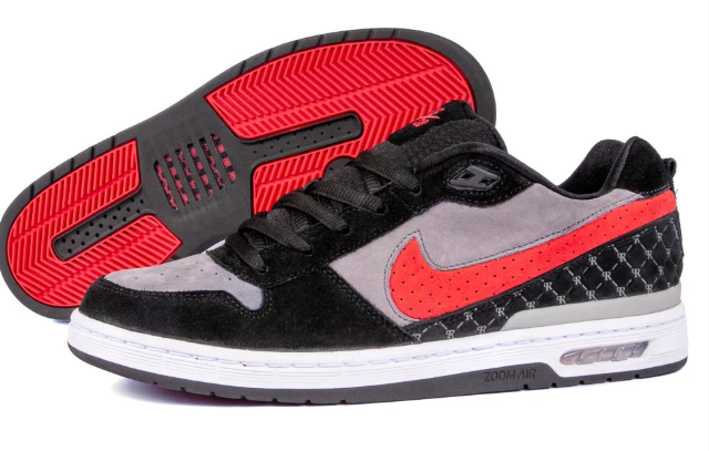 Nike SB P-Rod Zoom Air Low – Black / Varsity Red / Flint Grey (IU7835-001)