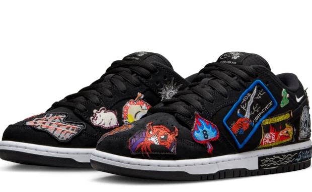 Nike x Neckface SB Dunk Low Pro – 'Black' (DQ4488-001)