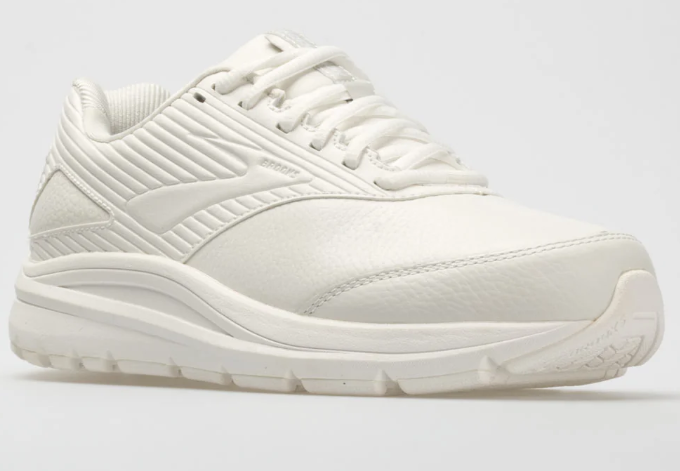 Brooks Addiction Walker 2 Women's Walking Shoe – White/White
