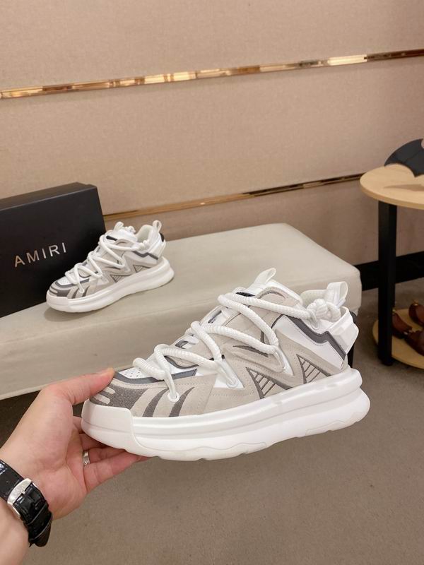 Amiri Leather Low-Top Court Sneaker