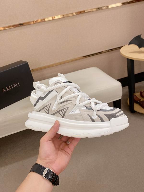 Amiri Leather Low-Top Court Sneaker