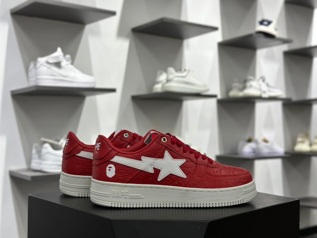 BAPE STA Low 'Red Camo' Sneaker