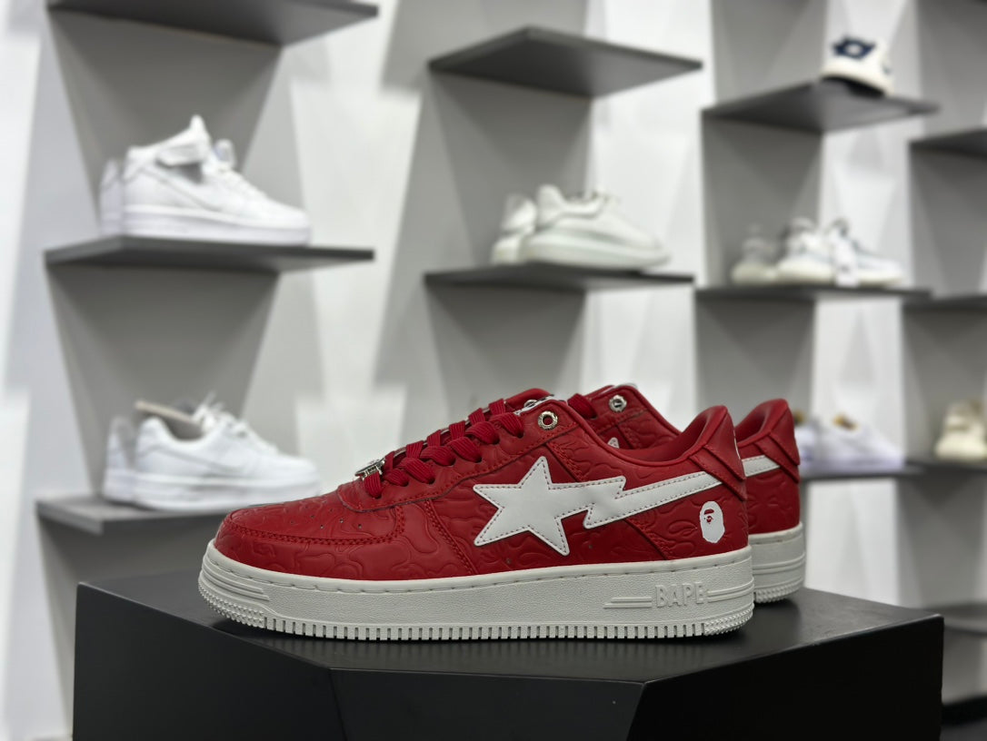 BAPE STA Low 'Red Camo' Sneaker