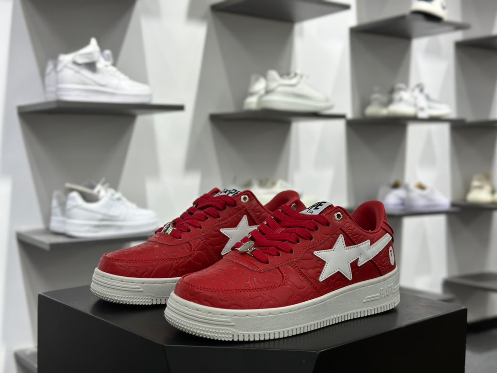 BAPE STA Low 'Red Camo' Sneaker