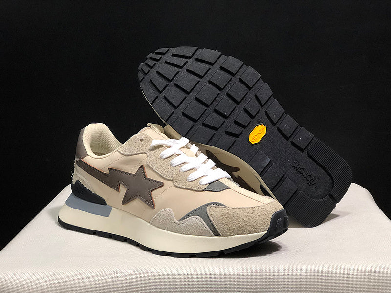 BAPE STA Low 'Cream Grey' Sneaker