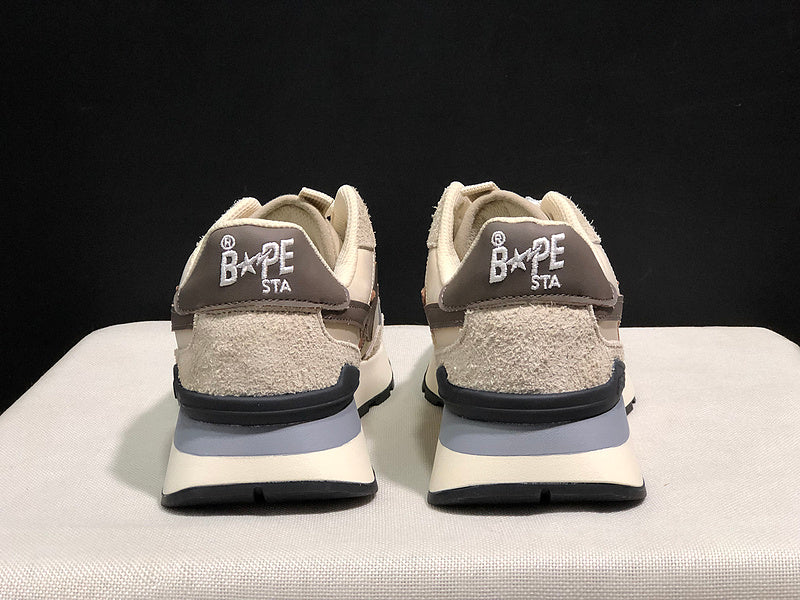 BAPE STA Low 'Cream Grey' Sneaker