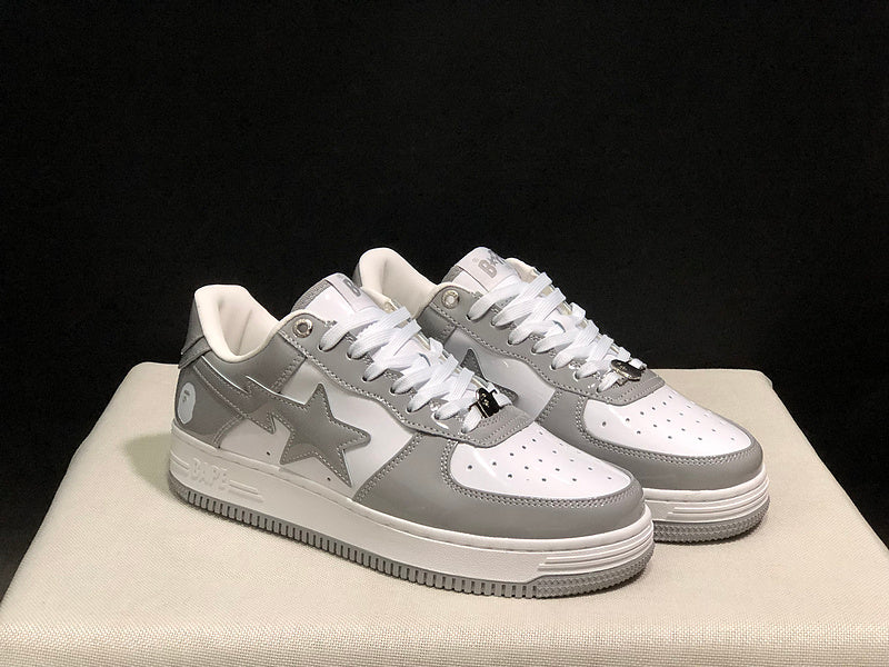 BAPE STA Low 'Silver Grey' Sneaker