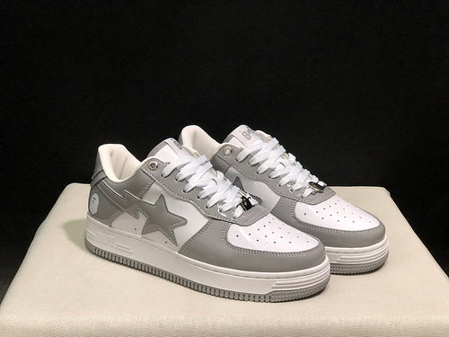 BAPE STA Low 'Silver Grey' Sneaker