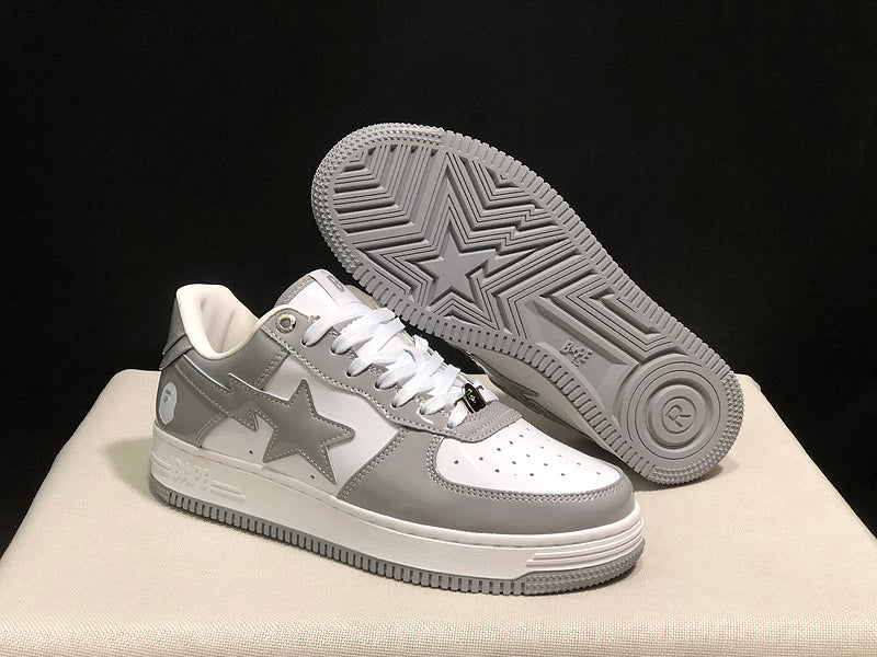 BAPE STA Low 'Silver Grey' Sneaker