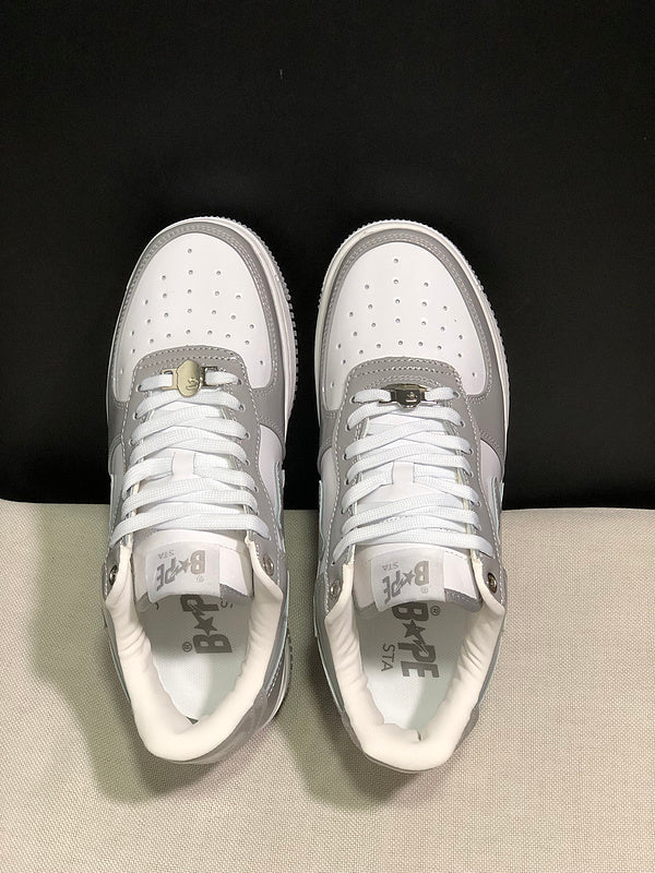 BAPE STA Low 'Silver Grey' Sneaker