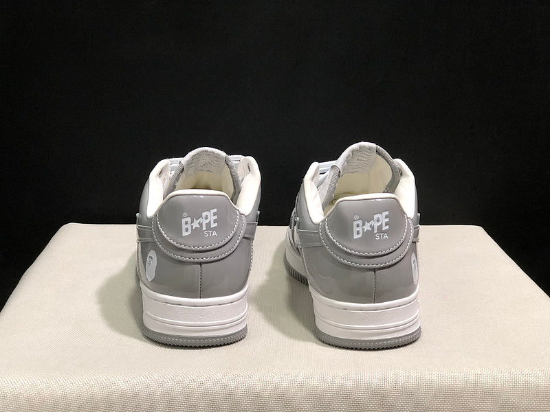 BAPE STA Low 'Silver Grey' Sneaker