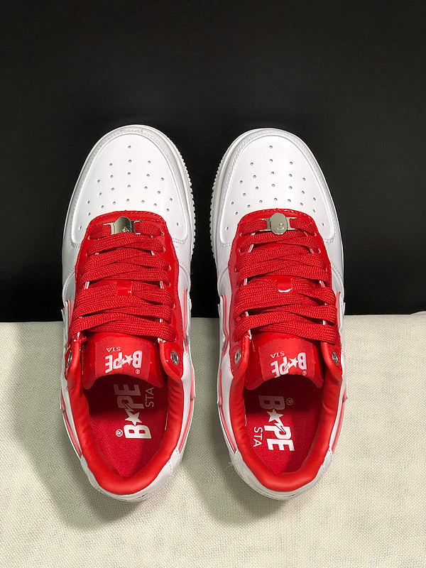 BAPE STA Low 'Scarlet Red' Sneaker