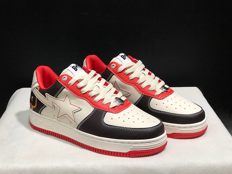 BAPE STA Low 'Tri-Color Red Sole' Sneaker