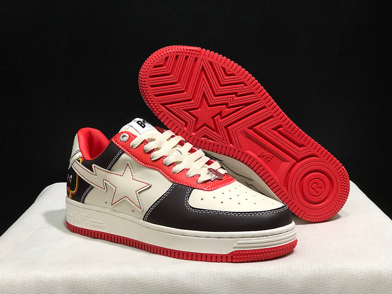BAPE STA Low 'Tri-Color Red Sole' Sneaker