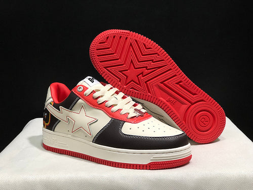 BAPE STA Low 'Tri-Color Red Sole' Sneaker