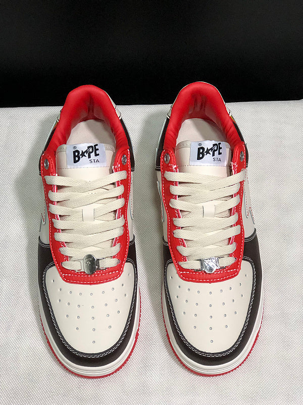 BAPE STA Low 'Tri-Color Red Sole' Sneaker