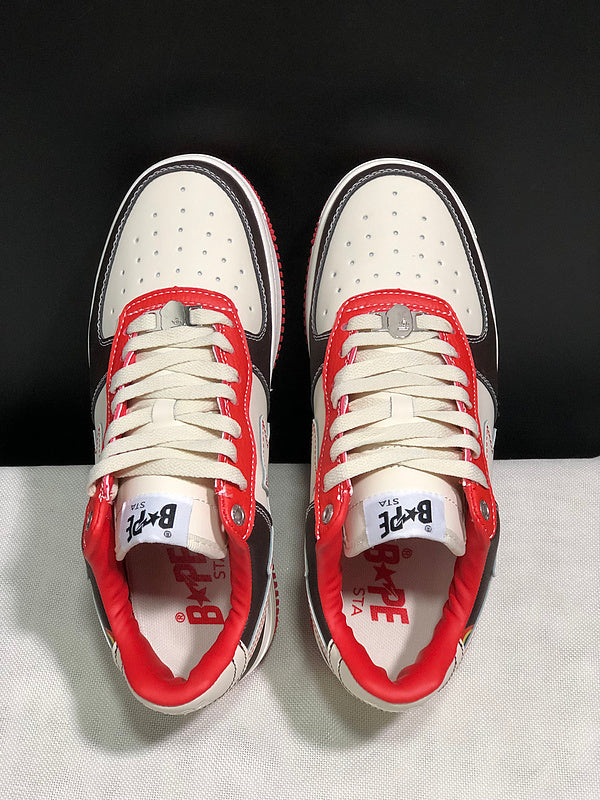 BAPE STA Low 'Tri-Color Red Sole' Sneaker