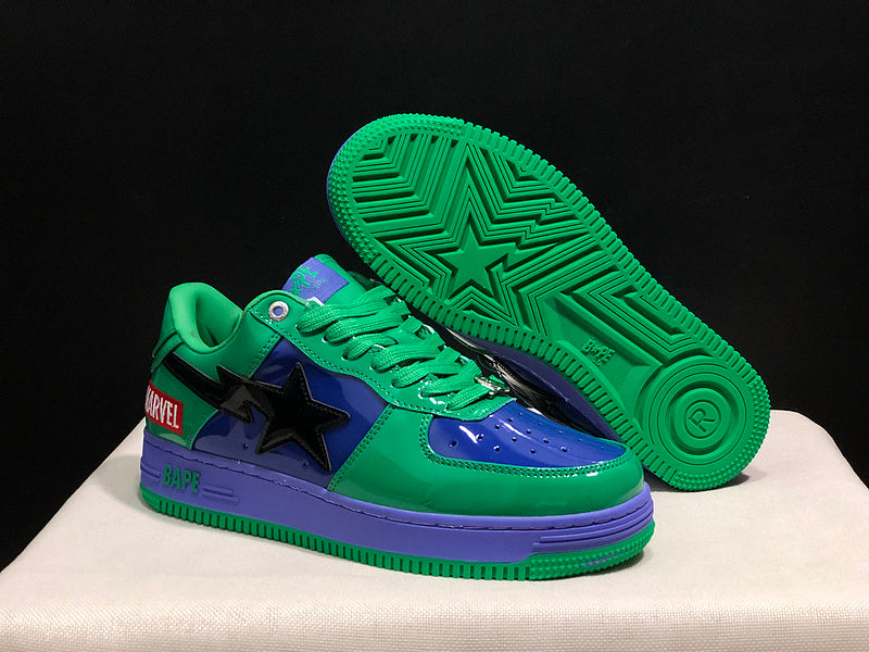 BAPE x Marvel STA Low 'Hulk' Sneaker