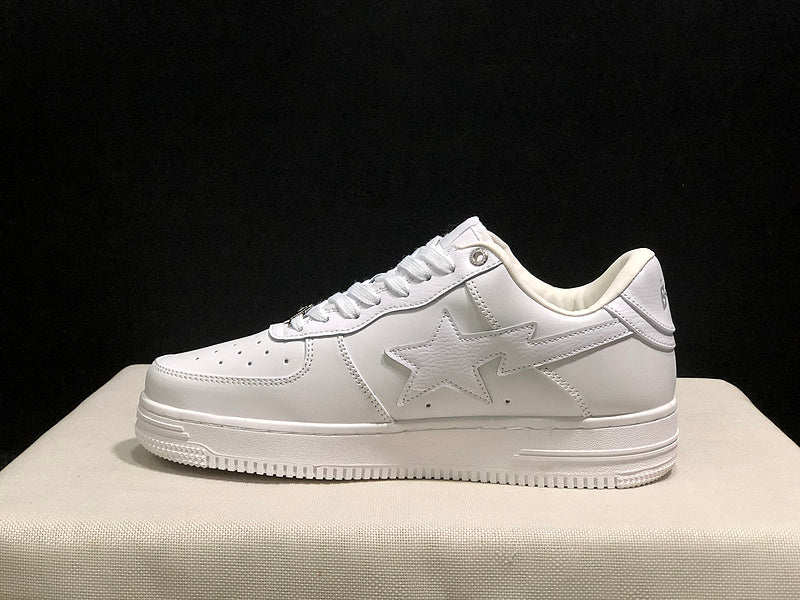 BAPE STA Low 'Triple White' Sneaker