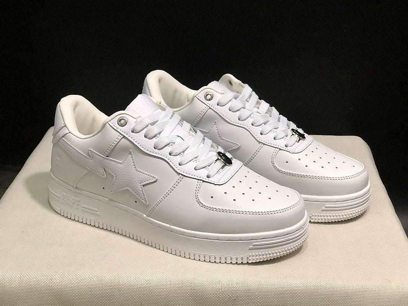 BAPE STA Low 'Triple White' Sneaker