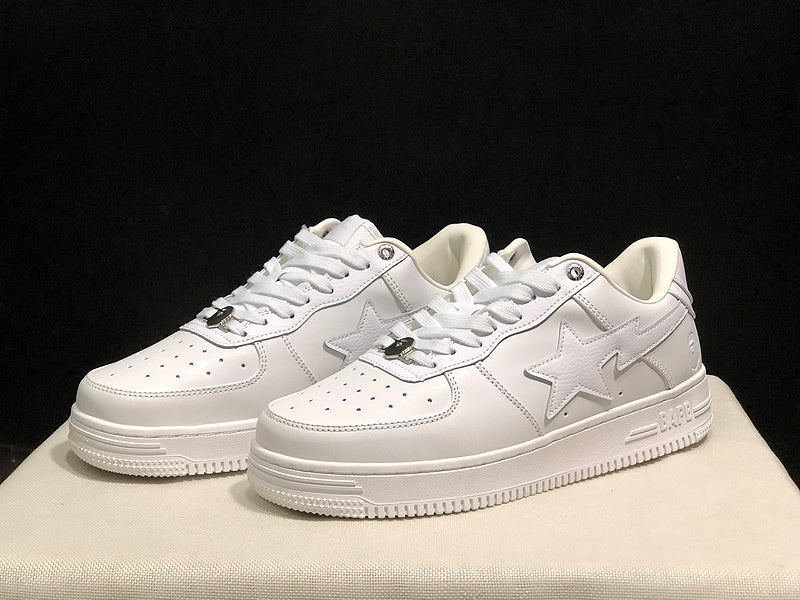 BAPE STA Low 'Triple White' Sneaker