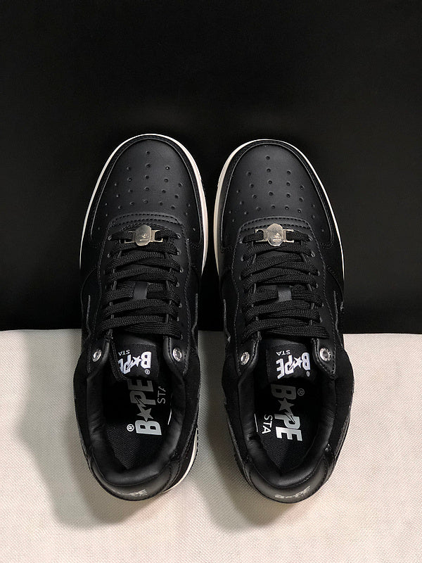 BAPE STA Low 'Triple Black' Sneaker