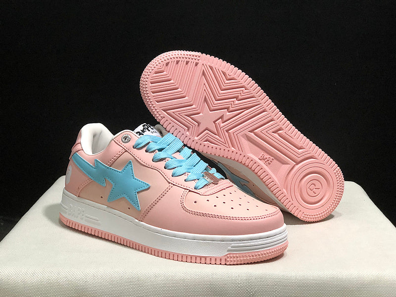 BAPE STA Low 'Pink/Blue' Sneaker