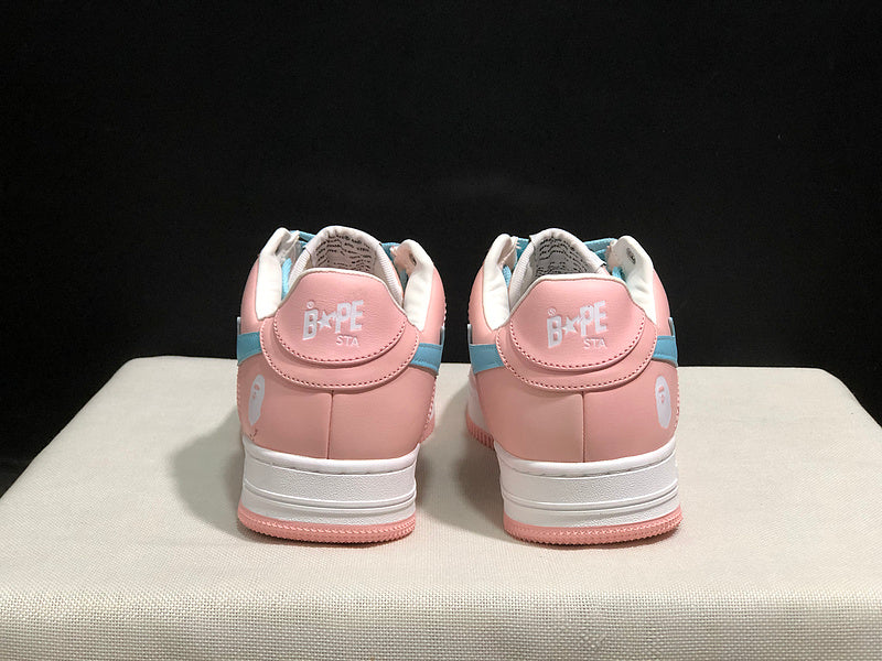 BAPE STA Low 'Pink/Blue' Sneaker