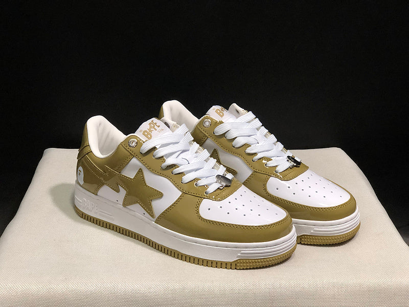 BAPE STA Low 'Olive/White' Sneaker