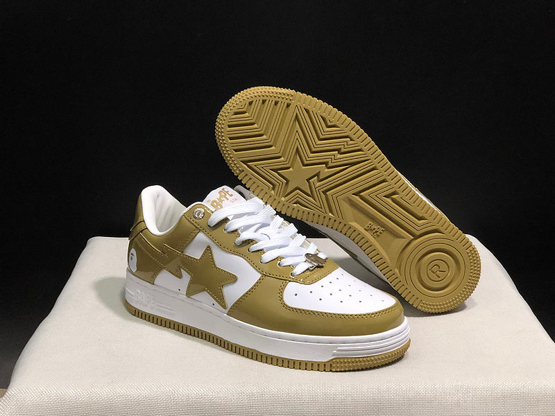 BAPE STA Low 'Olive/White' Sneaker