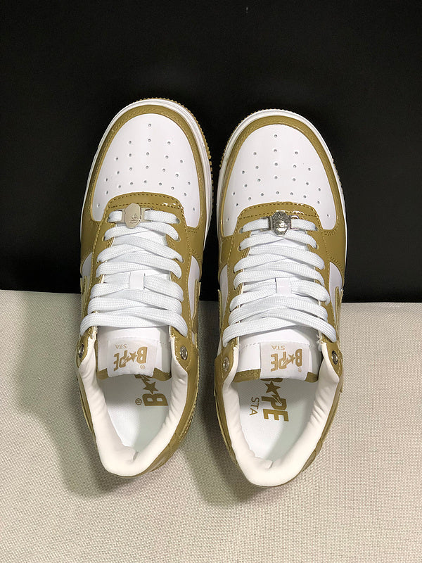 BAPE STA Low 'Olive/White' Sneaker