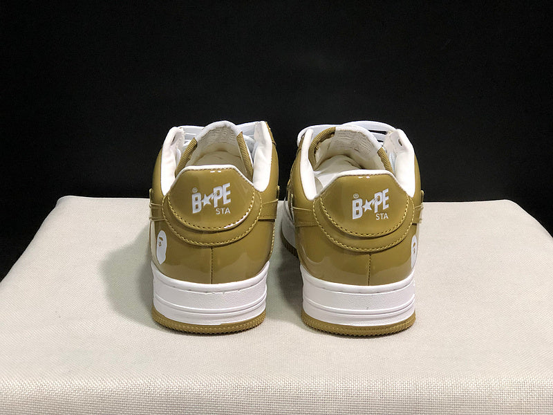 BAPE STA Low 'Olive/White' Sneaker