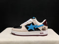 BAPE STA Low × Marvel 'Cream/Black/Blue' Sneaker