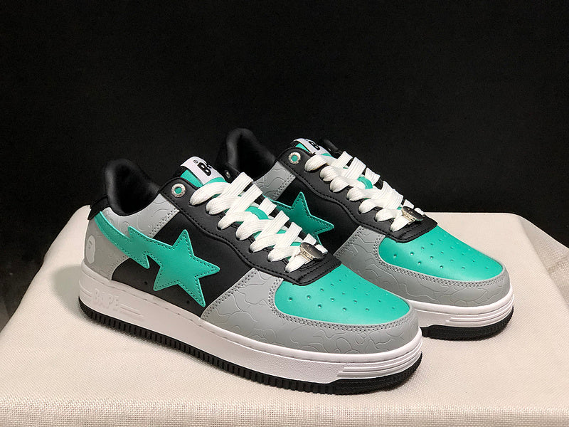 BAPE STA Low 'Mint/Black/Grey' Sneaker