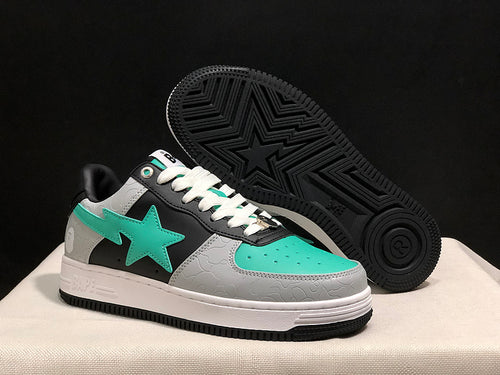 BAPE STA Low 'Mint/Black/Grey' Sneaker