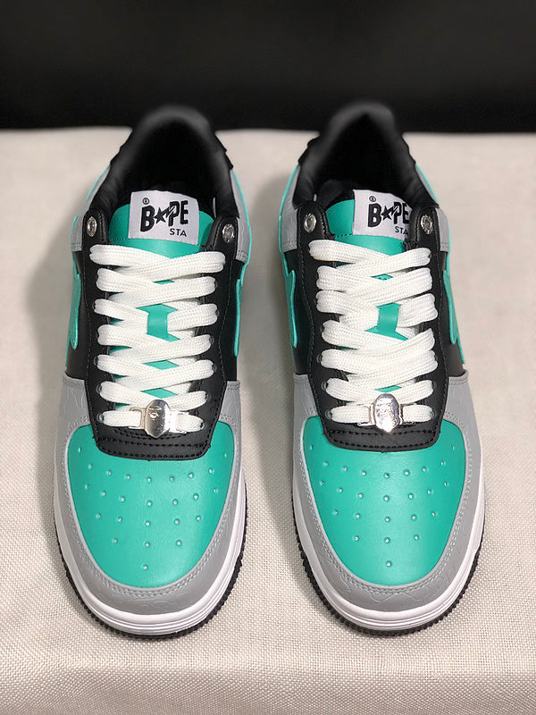 BAPE STA Low 'Mint/Black/Grey' Sneaker