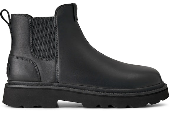 UGG Chelsea Lug Leather Boot - Black