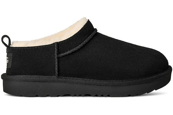 UGG Classic Micro Slipper - Black (Kids)