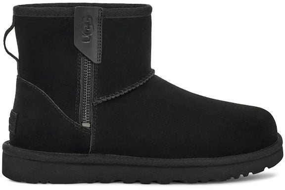 UGG Classic Mini Bailey Zip Boot - Black (Women's)