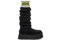 UGG Classic Sweater Letter Tall Boot - Black (Women's)