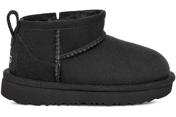 UGG Classic Ultra Mini Boot - Black (Toddler)
