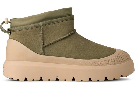 UGG Classic Ultra Mini Weather Hybrid Boot - Burnt Olive/Mustard Seed