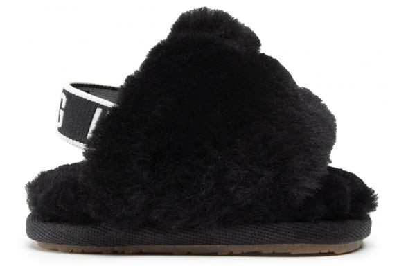 UGG Fluff Yeah Slide - Black (Infant)