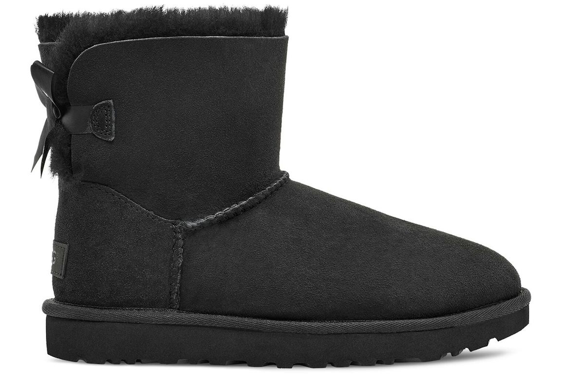 UGG Mini Bailey Bow II - Black (Women's)